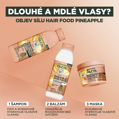 Garnier Fructis Hair Food ananas maska na vlasy, 400 ml