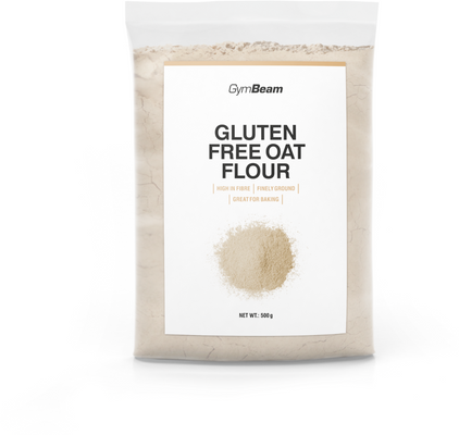 GymBeam Bezlepková ovesná mouka 500 g