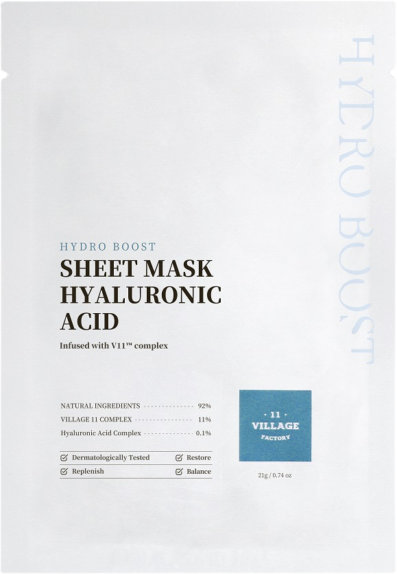 Village 11 Factory Hydro Boost maska s Hyaluronem 21 g