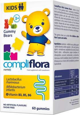 Compliflora KIDS Želatinoví medvídci 60 ks