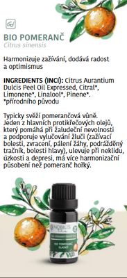 Nobilis Tilia Bio éterický olej Pomeranč, sladký 10 ml