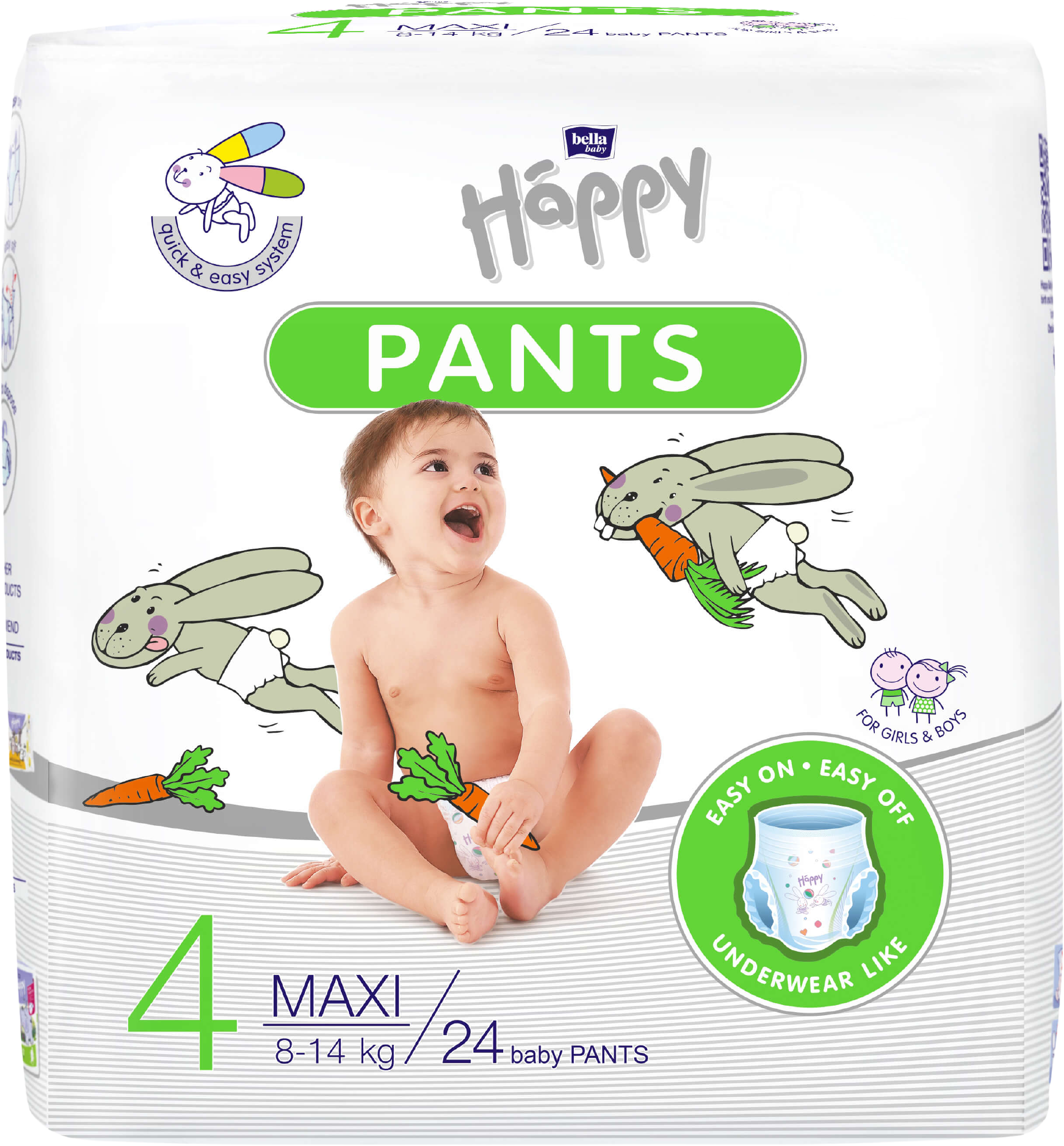 Bella Happy Pants Maxi 8-14 kg 24 ks