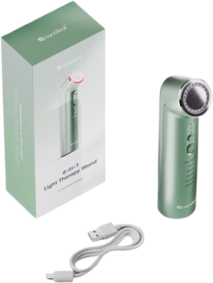 Nanoleaf 6-in-1 Light Therapy Wand, Světelná terapeutická hůlka, green