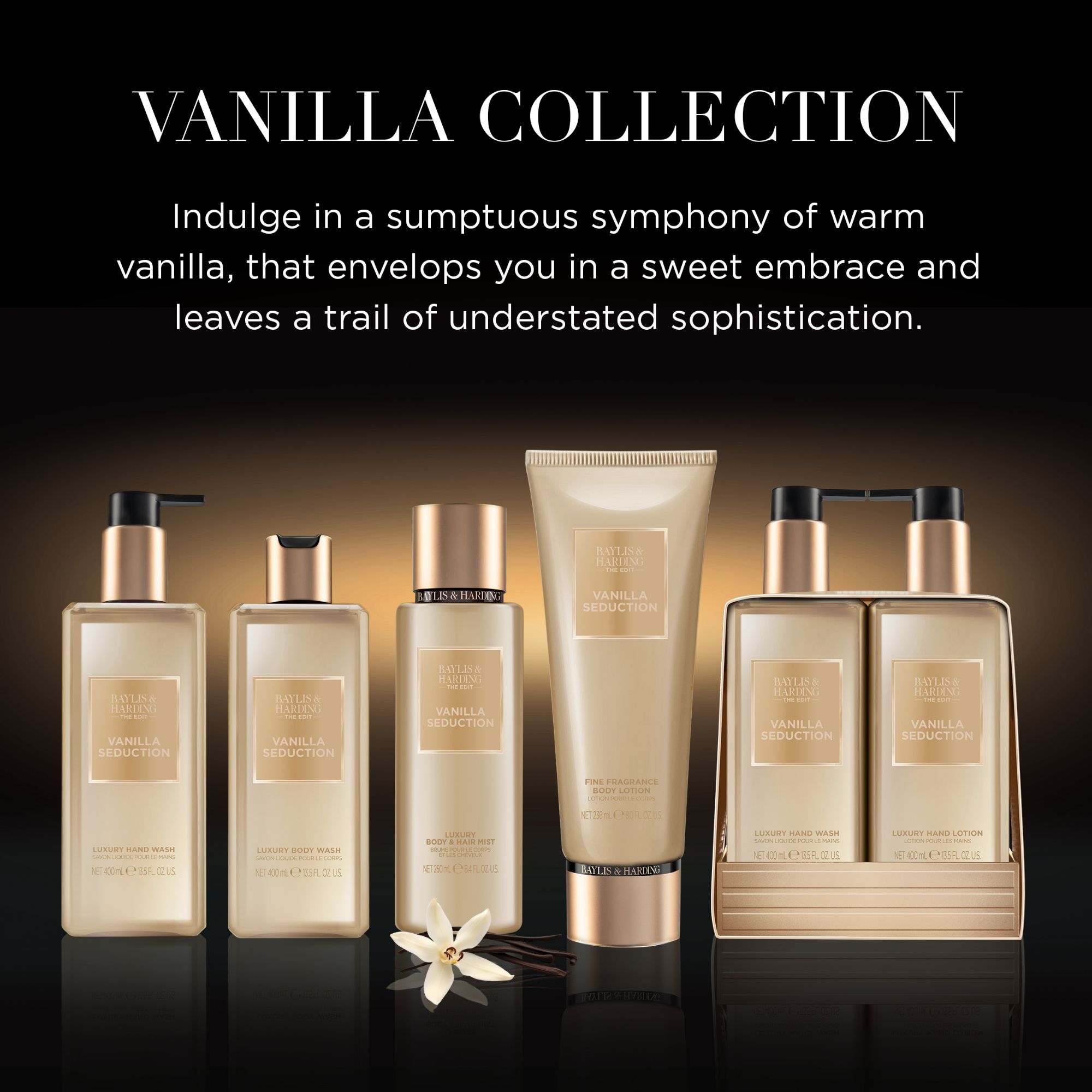 Baylis & Harding The Edit Sada péče o ruce Vanilla Seduction 2 x 400 ml