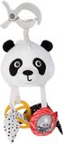 Canpol babies BabiesBoo Senzorická závěsná cestovní hračka Panda s klipem