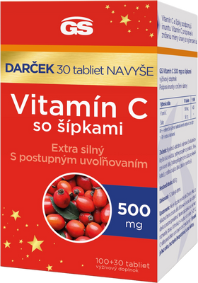 GS C-vitamin 500 mg ajándékcsomag 2023 130 db