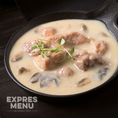 EXPRES MENU Vepřové na žampionech 2 porce 600 g