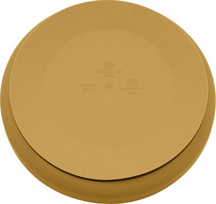 Petite&Mars Set jídelní silikonový TAKE&MATCH talíř + miska Intense Ochre 6m+ 2 ks