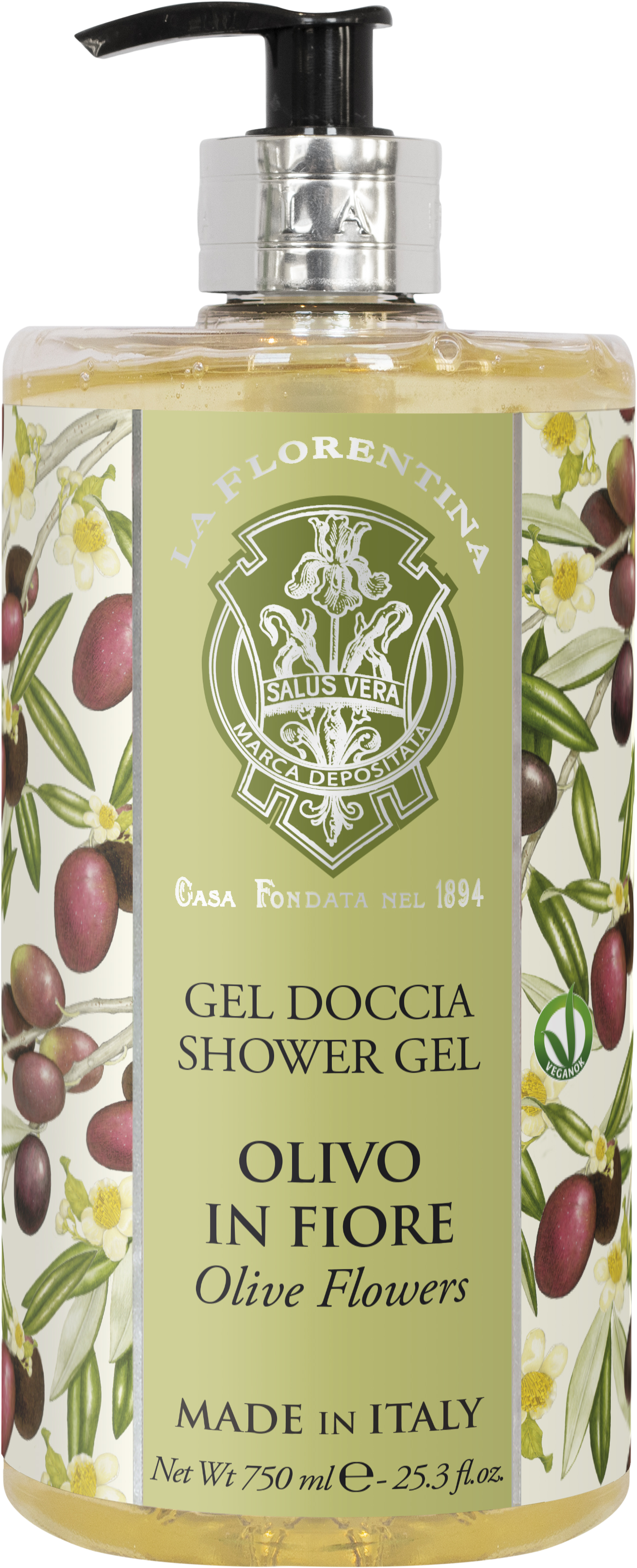La Florentina Sprchový gel Olivo in Fiore 750 ml