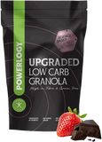 Powerlogy Upgraded Low Carb Granola Chocolate Strawberry 350 g