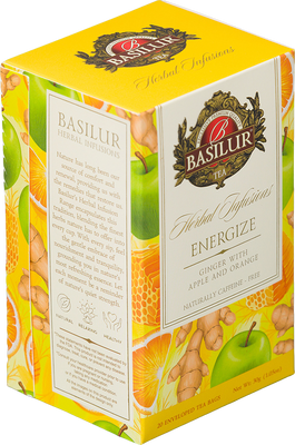 Basilur Herbal Energize přebal 20 x 1.5 g