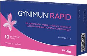 Gynimun Rapid Vaginální čípky 10 ks