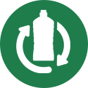 recyklovatelná lahev
