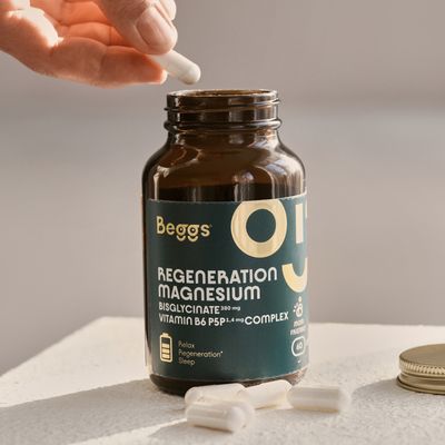 Beggs Magnesium bisglycinate 380mg + P5P COMPLEX 1,4mg 60 kapslí