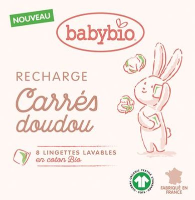 Babybio Hygienické žínky z BIO bavlny doplňovací sada 8 ks