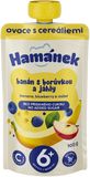 Hamánek kapsička Jablko s banánem, borůvkou a jáhly 100 g