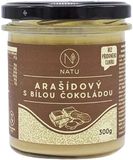 Natu Arašídový krém s bílou čokoládou bez přidaného cukru 300 ml