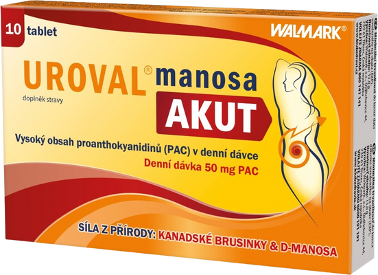 Uroval Manosa AKUT 10 tablet