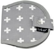 KipKep Pouzdro na vložky do podprsenky Nursery Wallet Crossy Grey