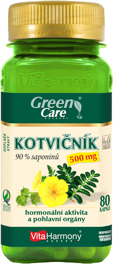 VitaHarmony Kotvičník 500 mg 90% saponinů 80 kapslí