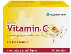 Neuraxpharm Vitamin C s postupným uvolňováním 90 tobolek