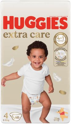 Huggies® Extra Care 4, 60 ks