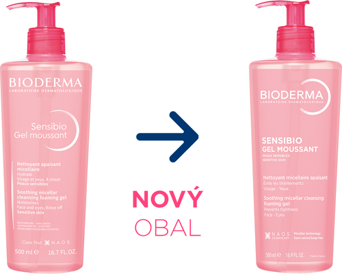 Bioderma Sensibio Gel moussant čistící pěnivý gel 500 ml