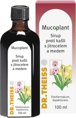 Mucoplant Sirup s jitrocelem a medem 100 ml