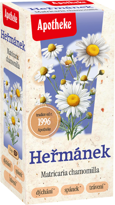 Apotheke Heřmánek pravý čaj 20 x 1.5 g