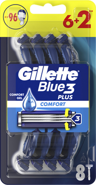 Gillette Blue3 Plus Comfort jednorázová holítka 8 ks