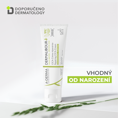 A-Derma Dermalibour+ Reparační CICA-krém pro podrážděnou pokožku 50 ml