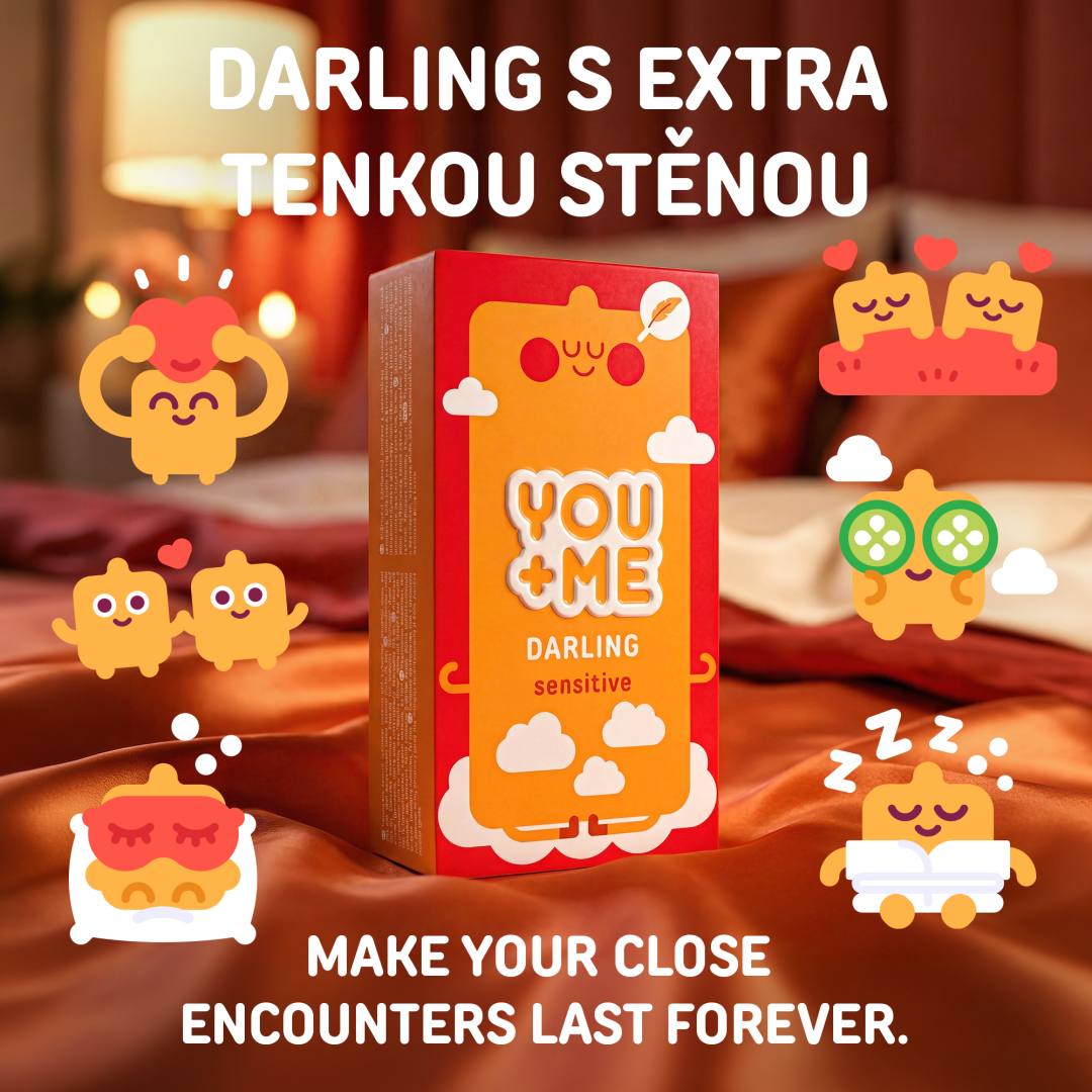 You Me Darling kondomy s extra tenkou stěnou 12 ks