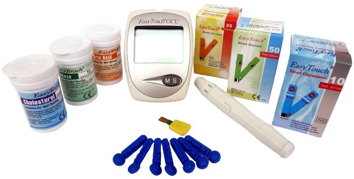 EasyTouch Cholesterolmetr + proužky SET