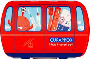 Curaprox Travel set KIDS červený