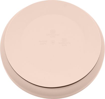 Petite&Mars Set jídelní silikonový TAKE&MATCH talíř + příbor Deset Sand 6m+ 2 ks