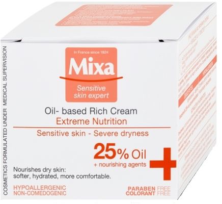 Mixa Extreme Nutrition gazdagon hidratáló krém ligetszépe olajjal 50 ml