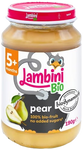 Lambini Bio Demeter příkrm hruška 190 g