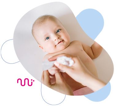 Moddia BABY, dětské vlhčené ubrousky, přebalování, dítě