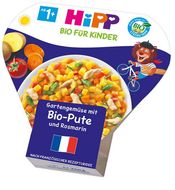 HiPP BIO Zelenina ze zahrádky s krůtím masem a rozmarýnem 250 g