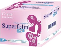 Chytré miminko Superfolin 2 60 tablet + 60 kapslí