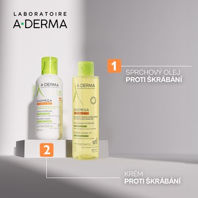 A-Derma Exomega CONTROL Zvláčňující sprchový olej 200 ml