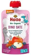 Holle BIO pyré - Dino Date - Jablko , borůvky a datle 100 g