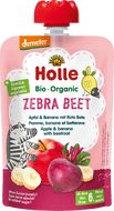 Holle Zebra Bee Bio ovocné pyré jablko, banán a červená řepa 100 g