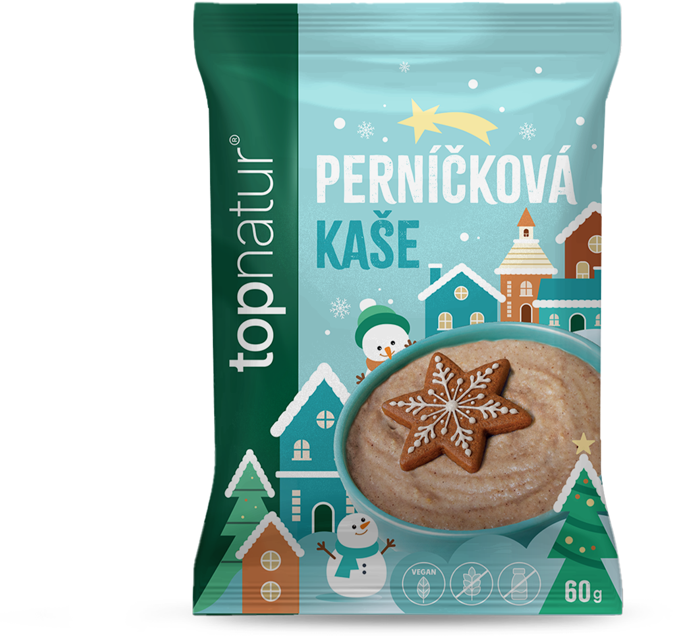 Topnatur Vánoční perníčková kaše 60 g