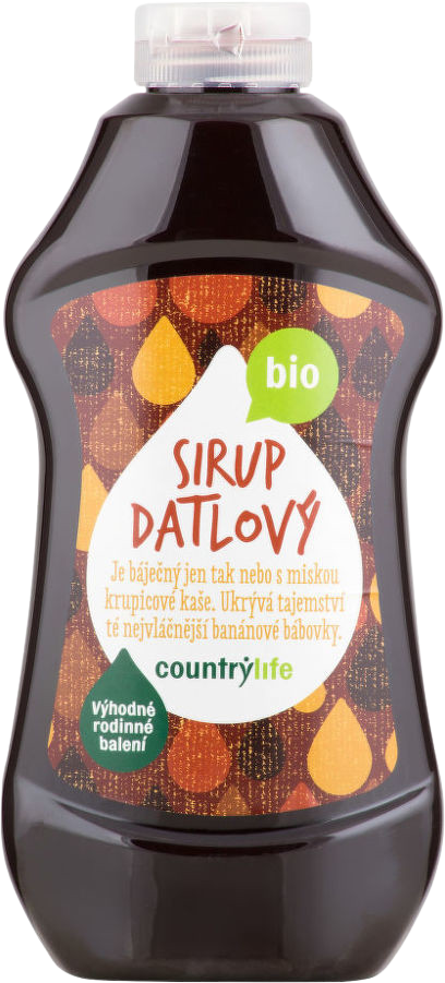 Country Life Sirup datlový BIO 874 ml