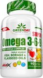 GreenDay Super omega 3-6-9, 90 kapslí
