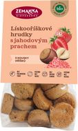 Zemanka Lískooříškové bio hrudky s jahodovým prachem 100 g