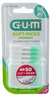 Gum Soft-Picks mezizubní kartáček gumový s fluoridy Medium 50 ks