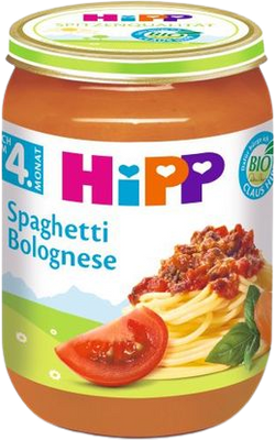 HiPP Baby BIO špagety v boloň. omáčce 190 g