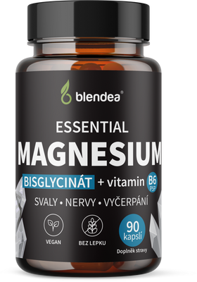 Blendea Hořčík Bisglycinát s vitamínem B6 90 kapslí